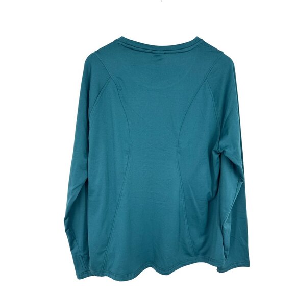 Spyder Active Teal Long Sleeve Performance Shirt Women's Size XXL - Picture 7 of 8